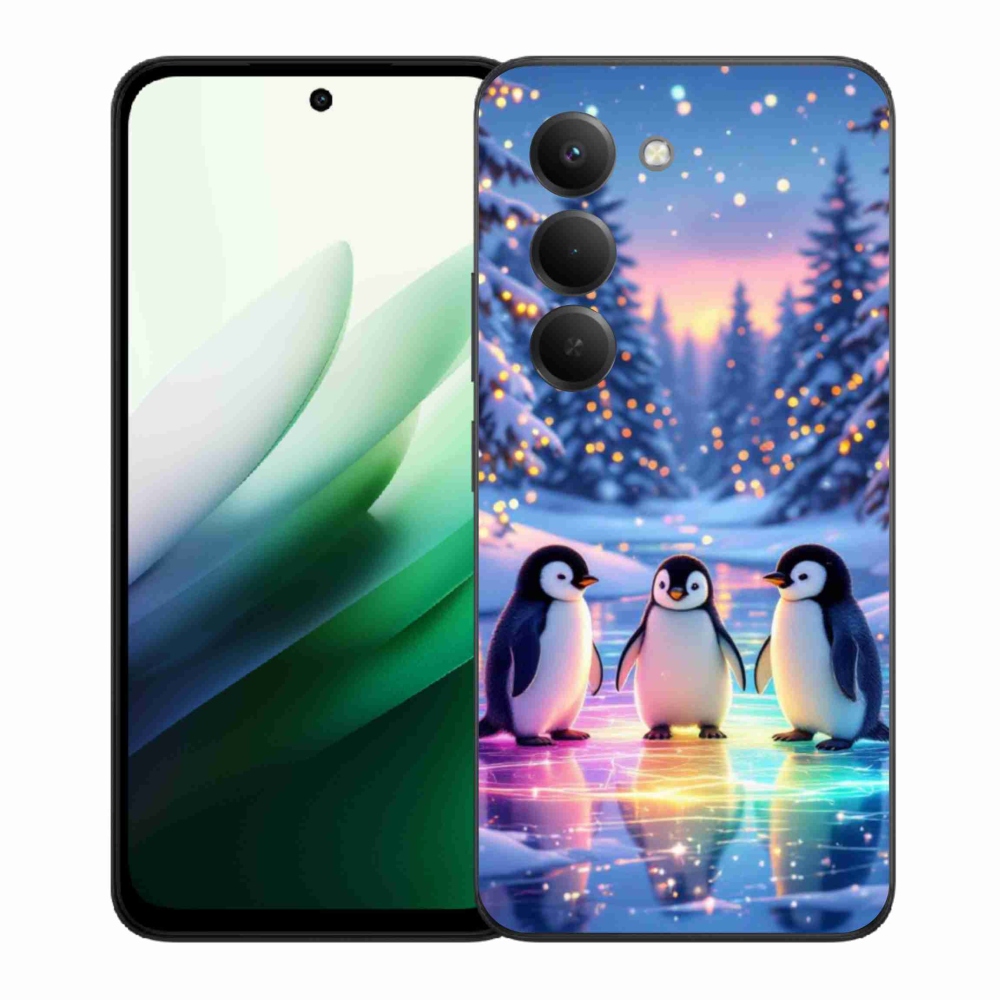 Gélový kryt mmCase na Xiaomi Redmi 15 5G (169mm) - tučniaky