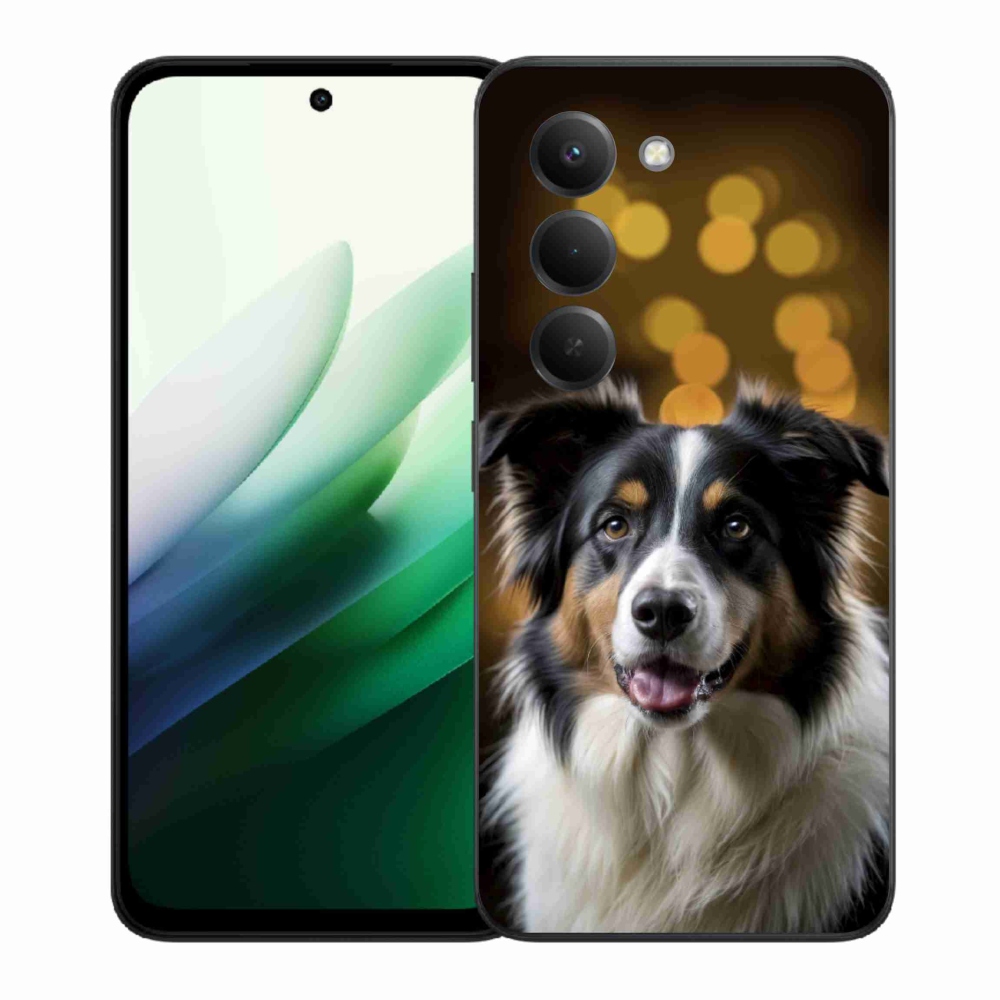 Gélový kryt mmCase na Xiaomi Redmi 15 5G 169mm - usmievavý austrálsky ovčiak