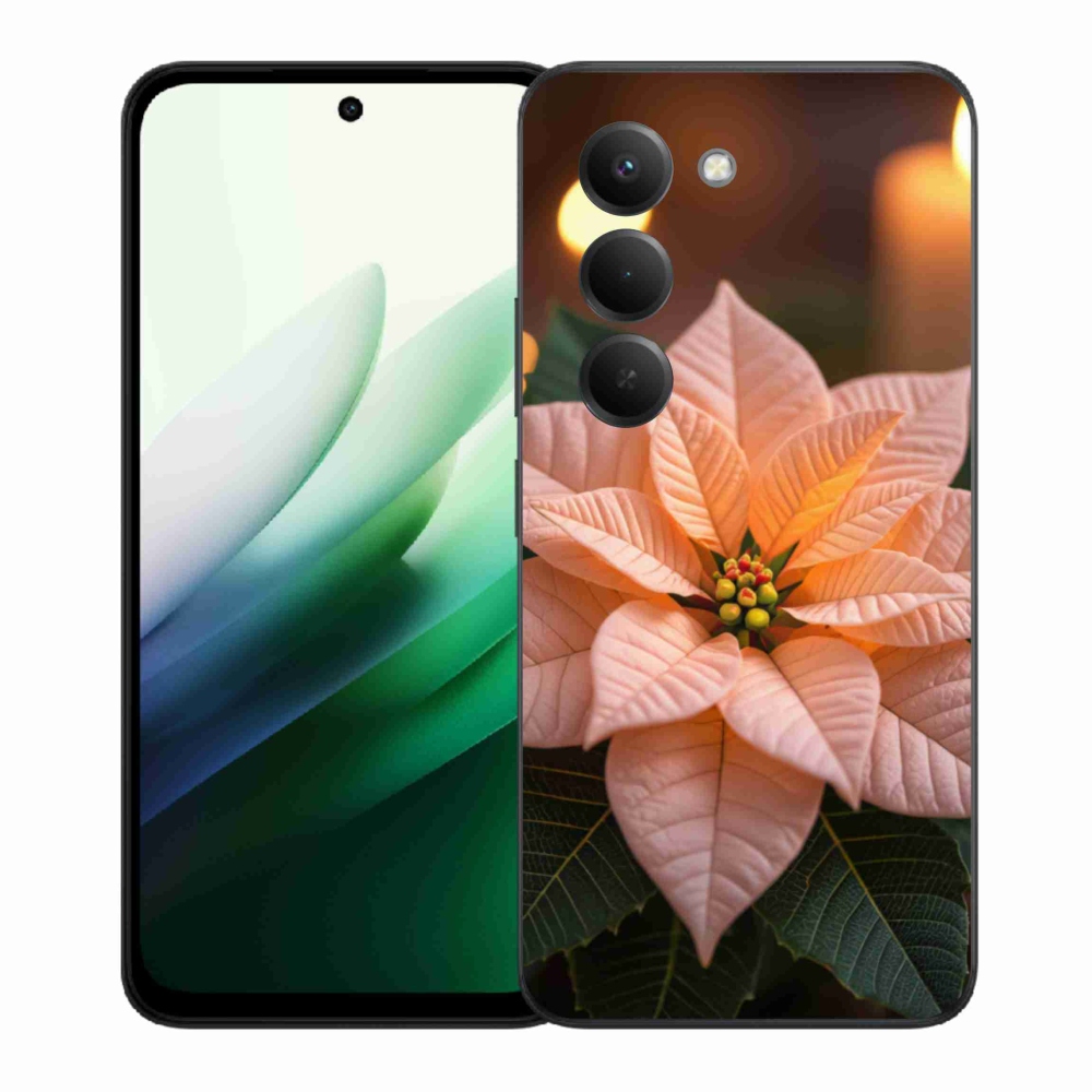 Gélový kryt mmCase na Xiaomi Redmi 15 5G (169mm) - vianočná hviezda