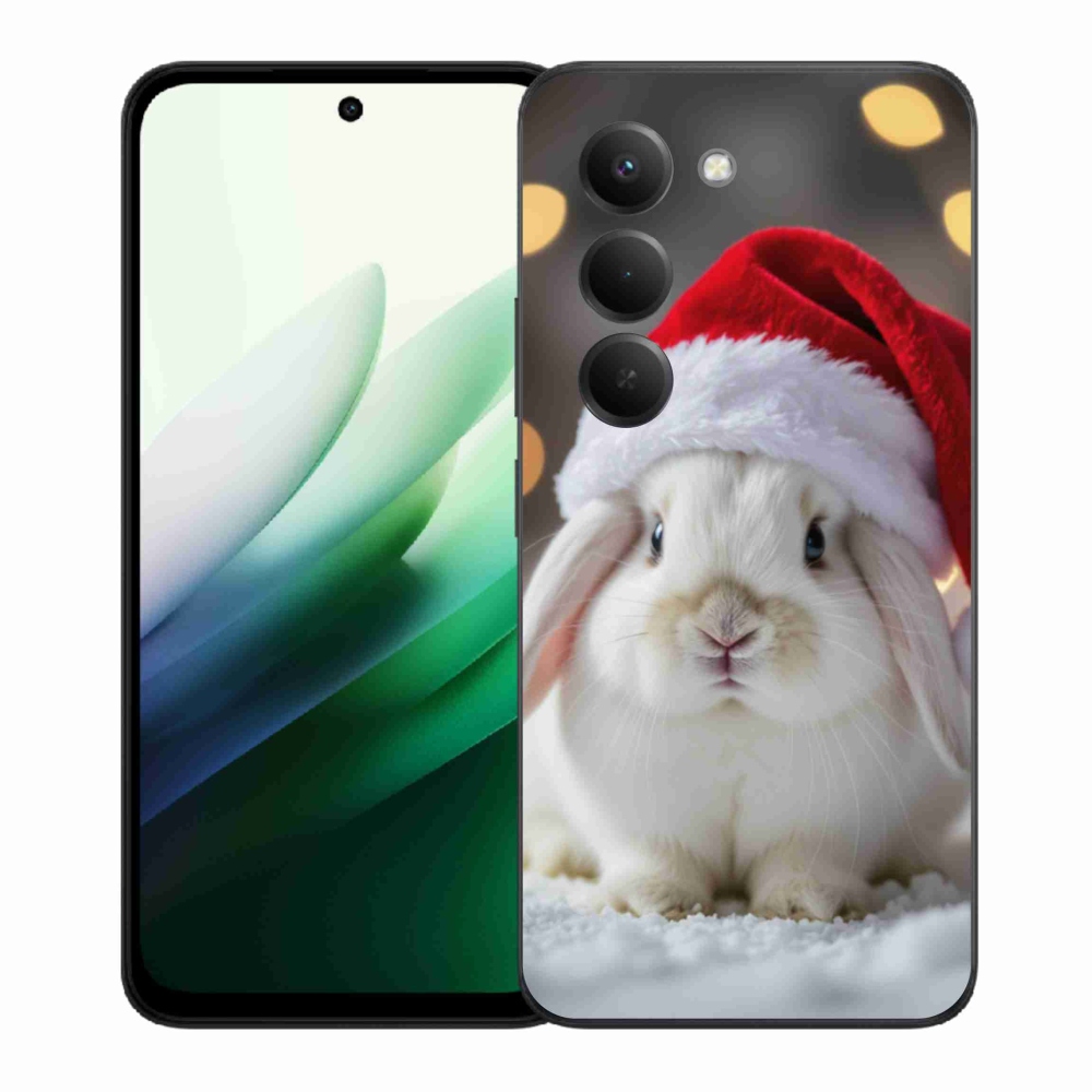 Gélový kryt mmCase na Xiaomi Redmi 15 5G (169mm) - vianočný králik