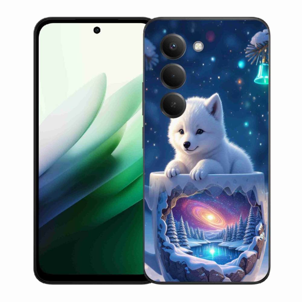 Gélový kryt mmCase na Xiaomi Redmi 15 5G (169mm) - vianočné šteňa