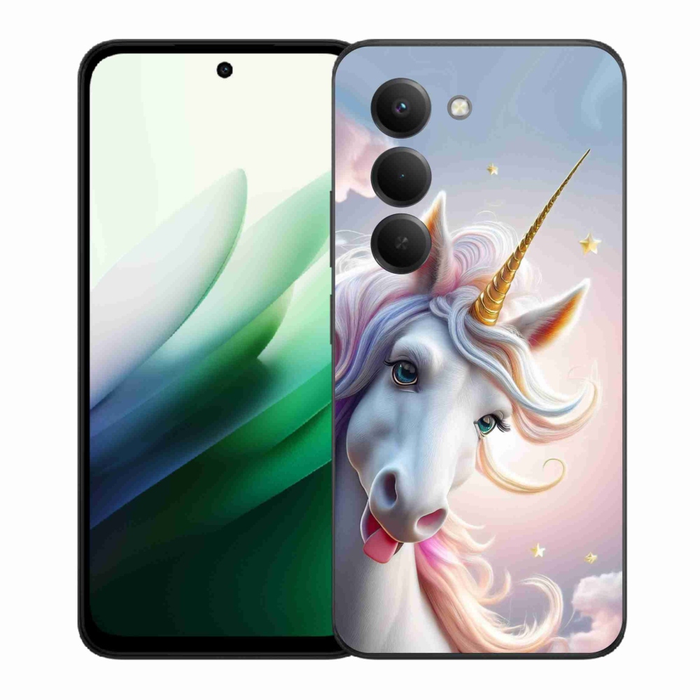 Gélový kryt mmCase na Xiaomi Redmi 15 5G 169mm - veselý jednorožec