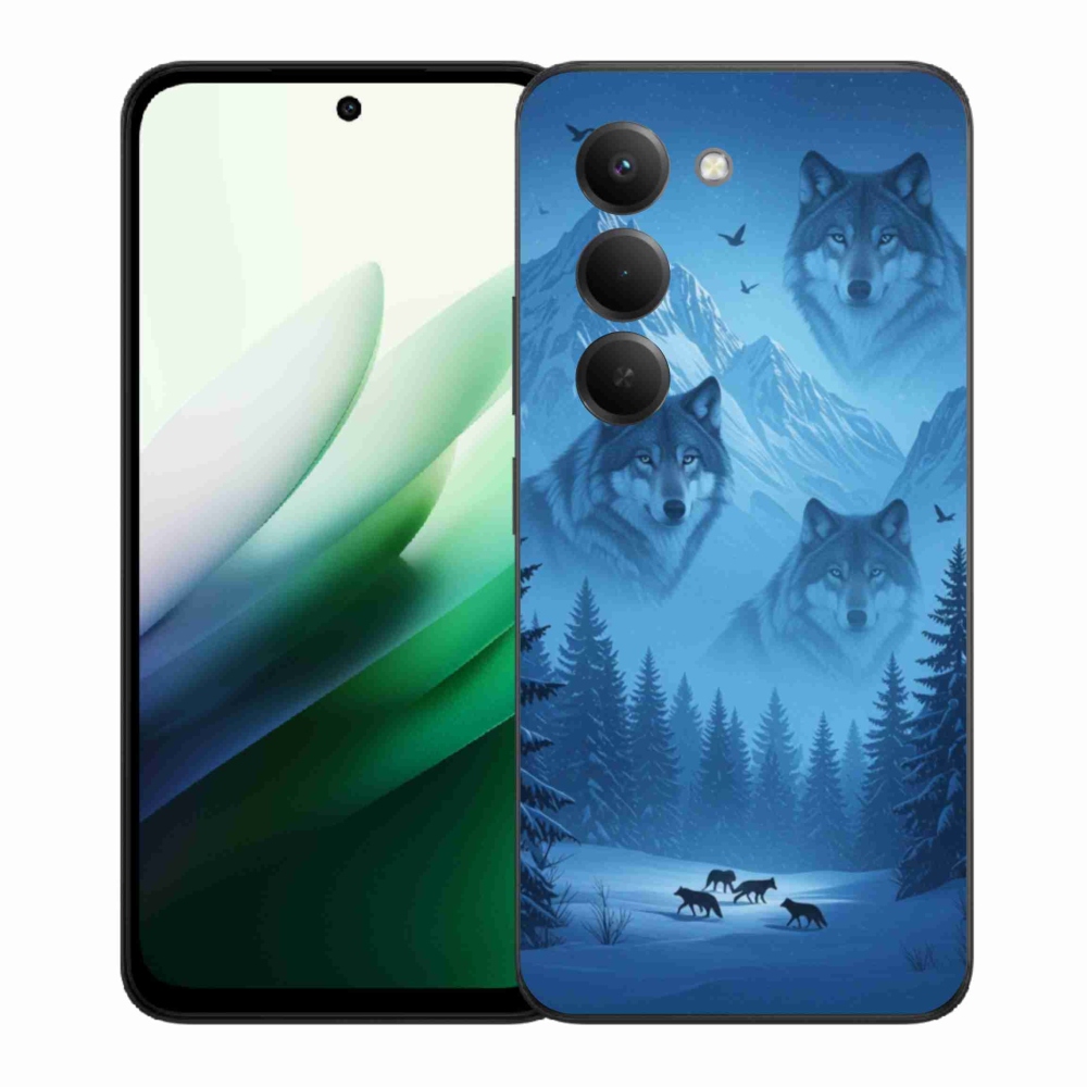 Gélový kryt mmCase na Xiaomi Redmi 15 5G (169mm) - vlčia svorka