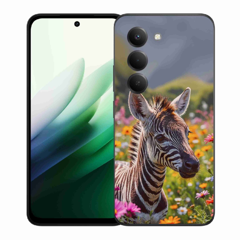 Gélový kryt mmCase na Xiaomi Redmi 15 5G 169mm - zebra na lúke
