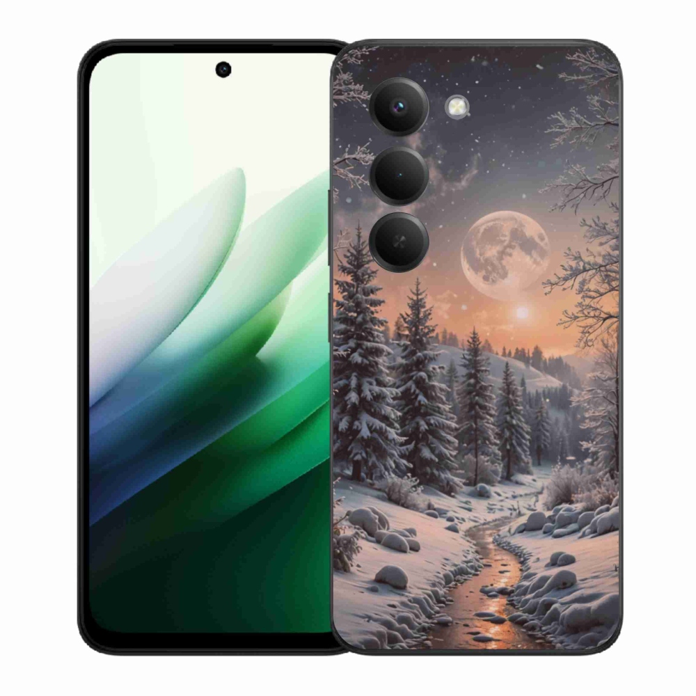 Gélový kryt mmCase na Xiaomi Redmi 15 5G (169mm) - zimná krajina 2