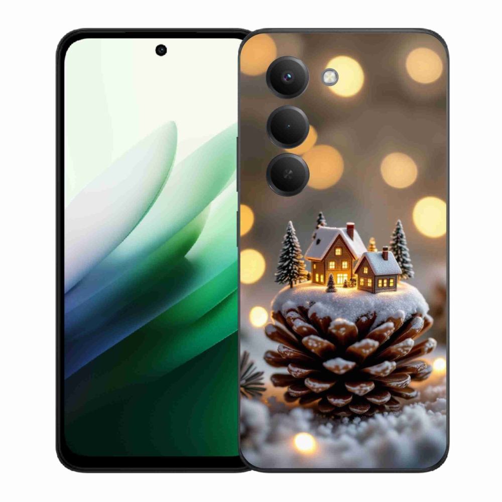 Gélový kryt mmCase na Xiaomi Redmi 15 5G 169mm - zimná dedinka