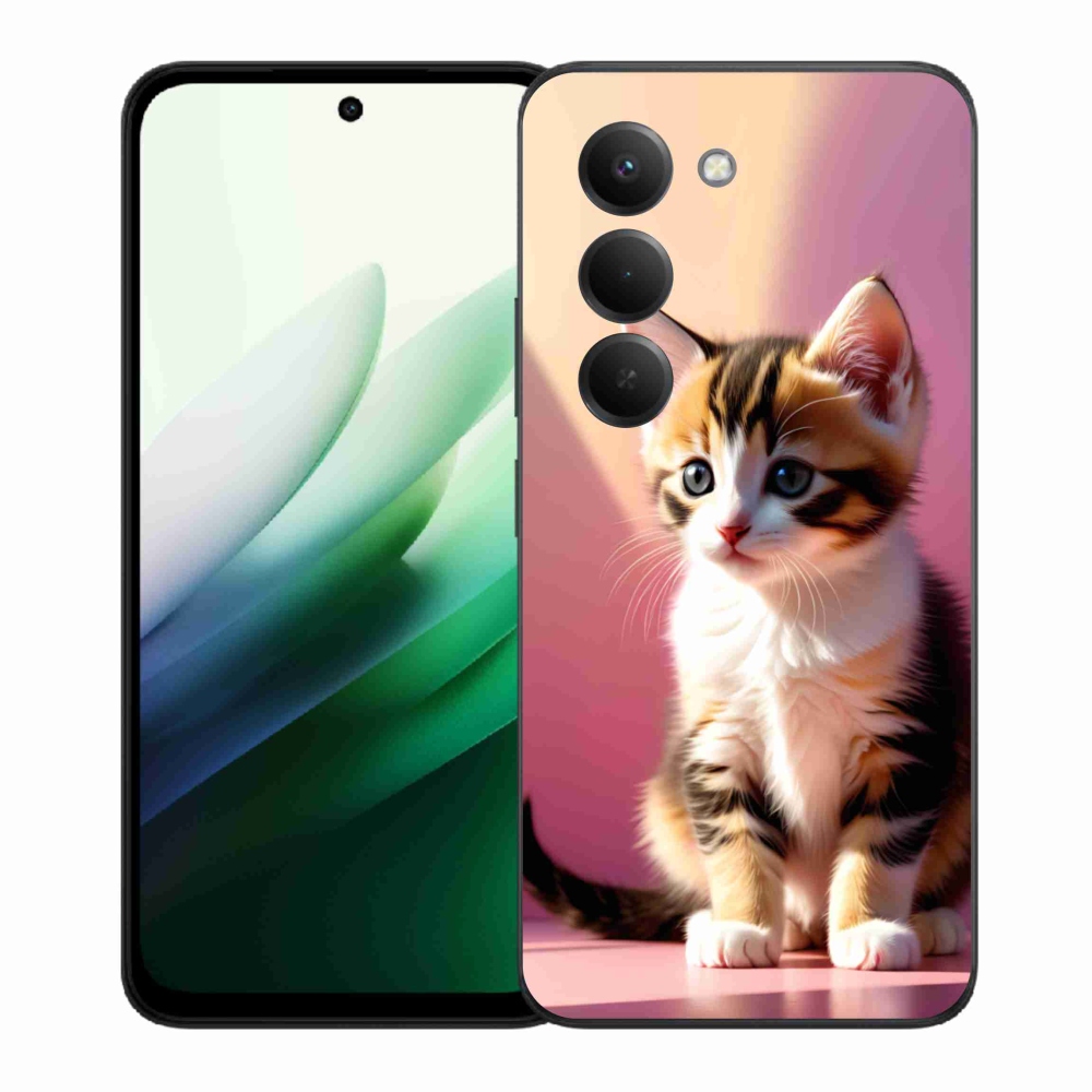 Gélový kryt mmCase na Xiaomi Redmi 15 5G (169mm) - zvedavé mačiatko 2