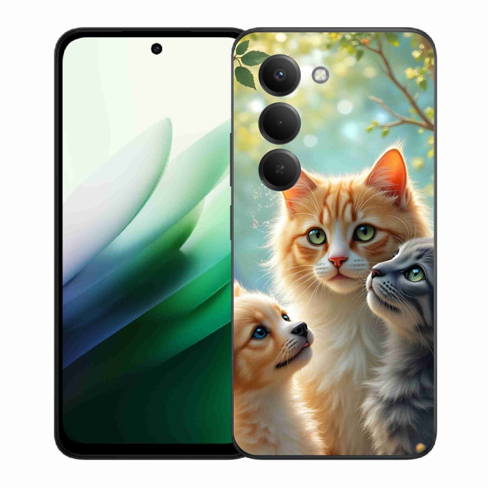 Gélový kryt mmCase na Xiaomi Redmi 15 5G (169mm) - zvieracie priateľstvo 2