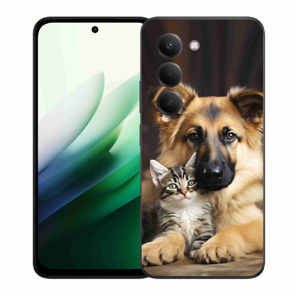 Gélový kryt mmCase na Xiaomi Redmi 15 5G (169mm) - zvieracie priateľstvo