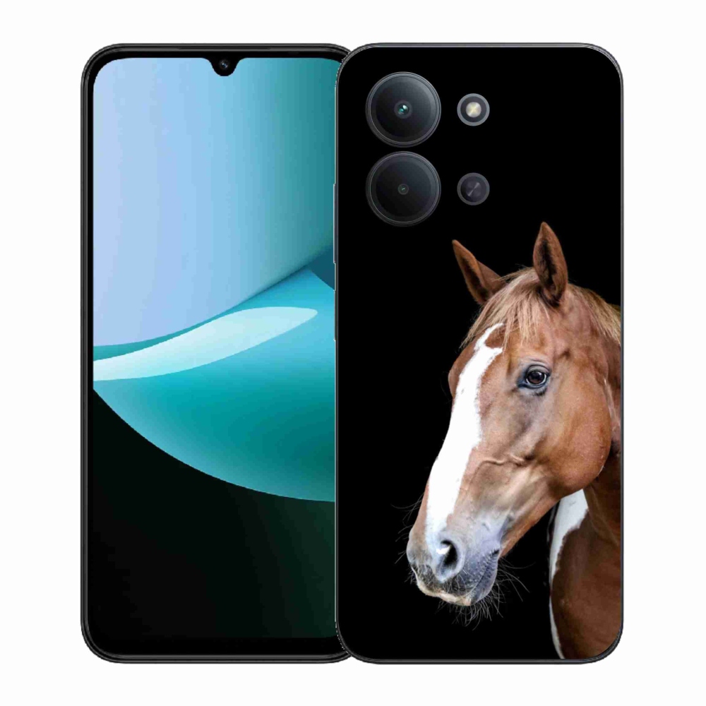 Gélový kryt mmCase na Xiaomi Redmi 15C (171mm) / Poco C85 4G (171mm) - hnedý kôň 3