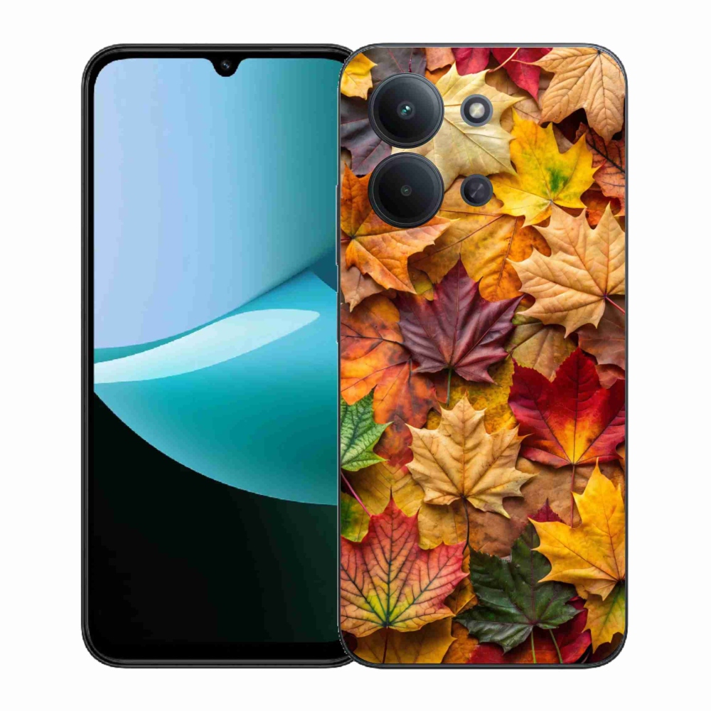 Gélový kryt mmCase na Xiaomi Redmi 15C (171mm) / Poco C85 4G (171mm) - javorové listy 2