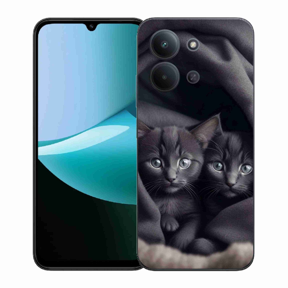 Gélový kryt mmCase na Xiaomi Redmi 15C (171mm) / Poco C85 4G (171mm) - mačacie duo