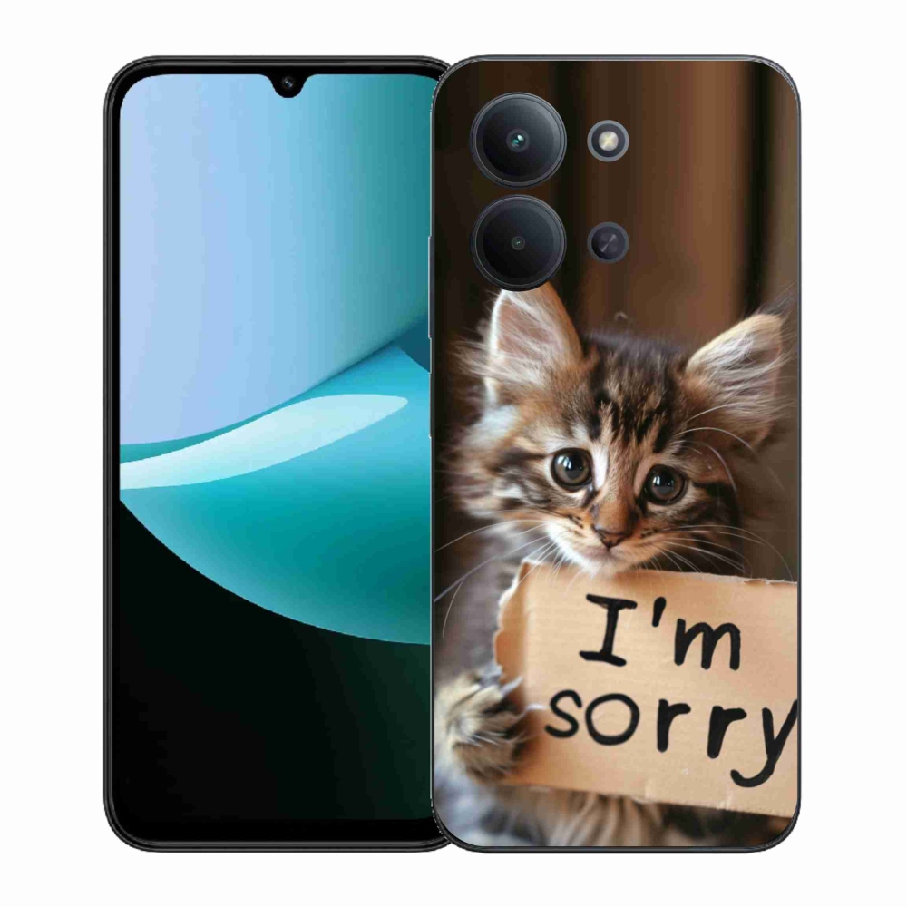 Gélový kryt mmCase na Xiaomi Redmi 15C (171mm) / Poco C85 4G (171mm) - mačacie ospravedlnenie