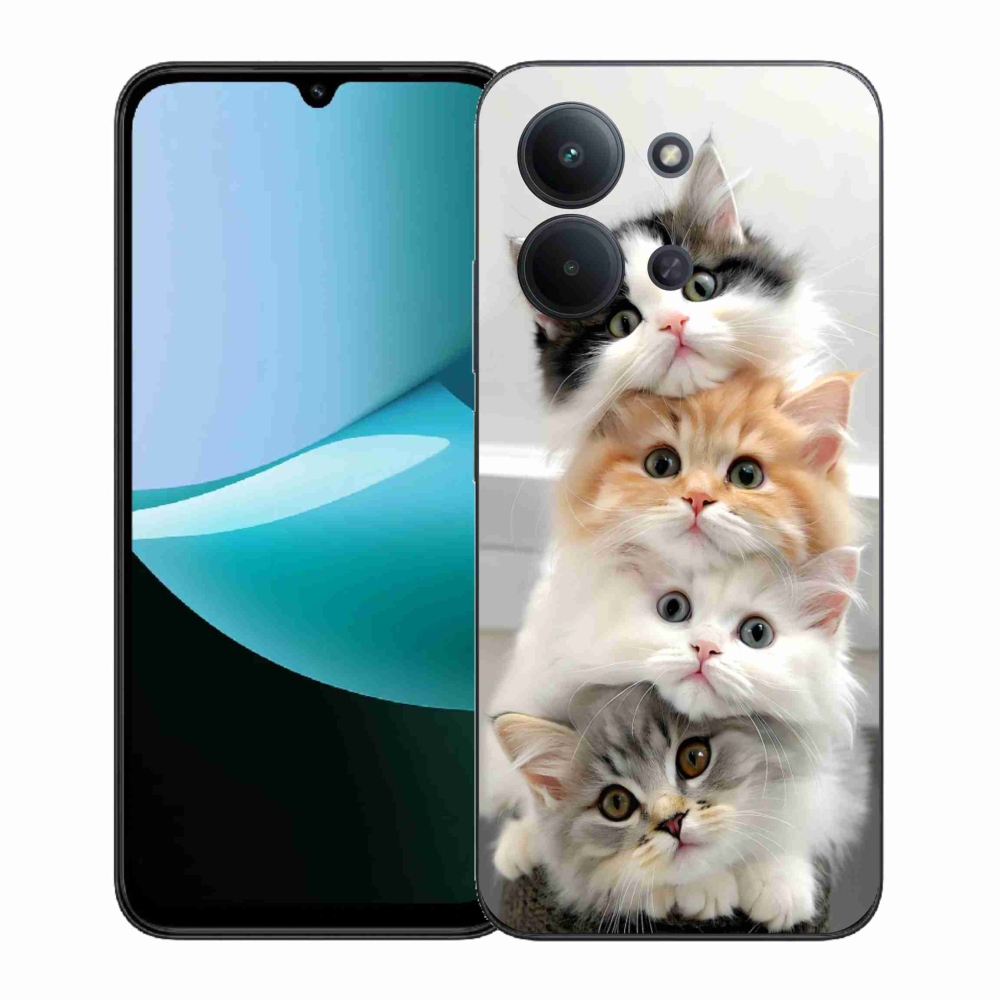 Gélový kryt mmCase na Xiaomi Redmi 15C (171mm) / Poco C85 4G (171mm) - mačacia partia