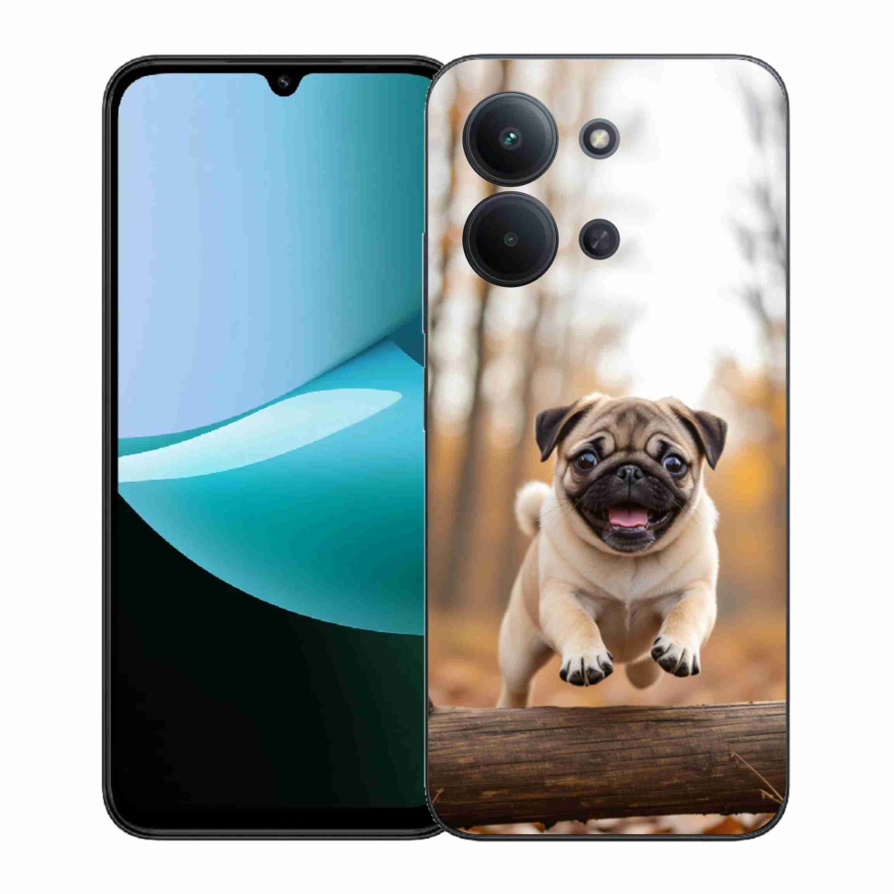 Gélový kryt mmCase na Xiaomi Redmi 15C (171mm) / Poco C85 4G (171mm) - mops 2