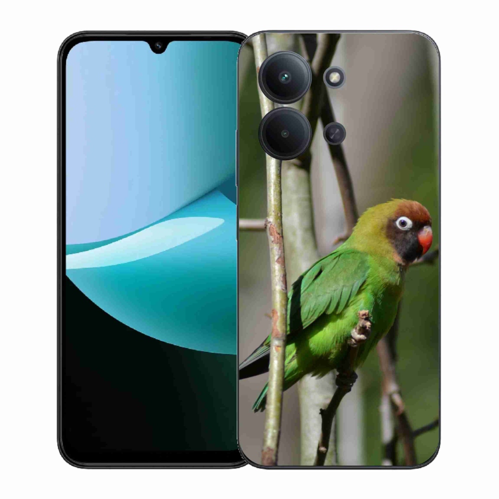 Gélový kryt mmCase na Xiaomi Redmi 15C (171mm) / Poco C85 4G (171mm) - papagáj agapornis