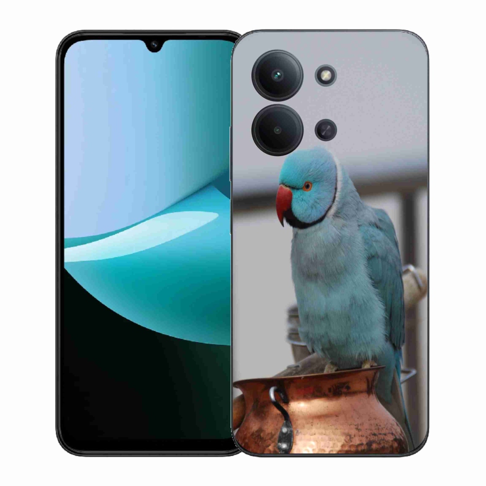 Gélový kryt mmCase na Xiaomi Redmi 15C (171mm) / Poco C85 4G (171mm) - papagáj Alexandr modrý