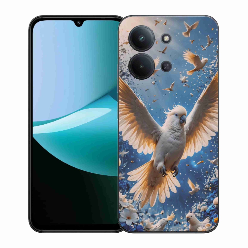 Gélový kryt mmCase na Xiaomi Redmi 15C (171mm) / Poco C85 4G (171mm) - papagáj kakadu