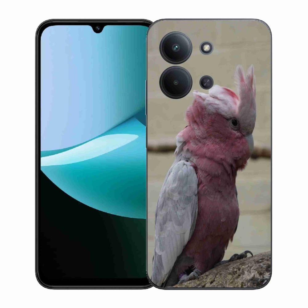 Gélový kryt mmCase na Xiaomi Redmi 15C (171mm) / Poco C85 4G (171mm) - papagáj kakadu ružový
