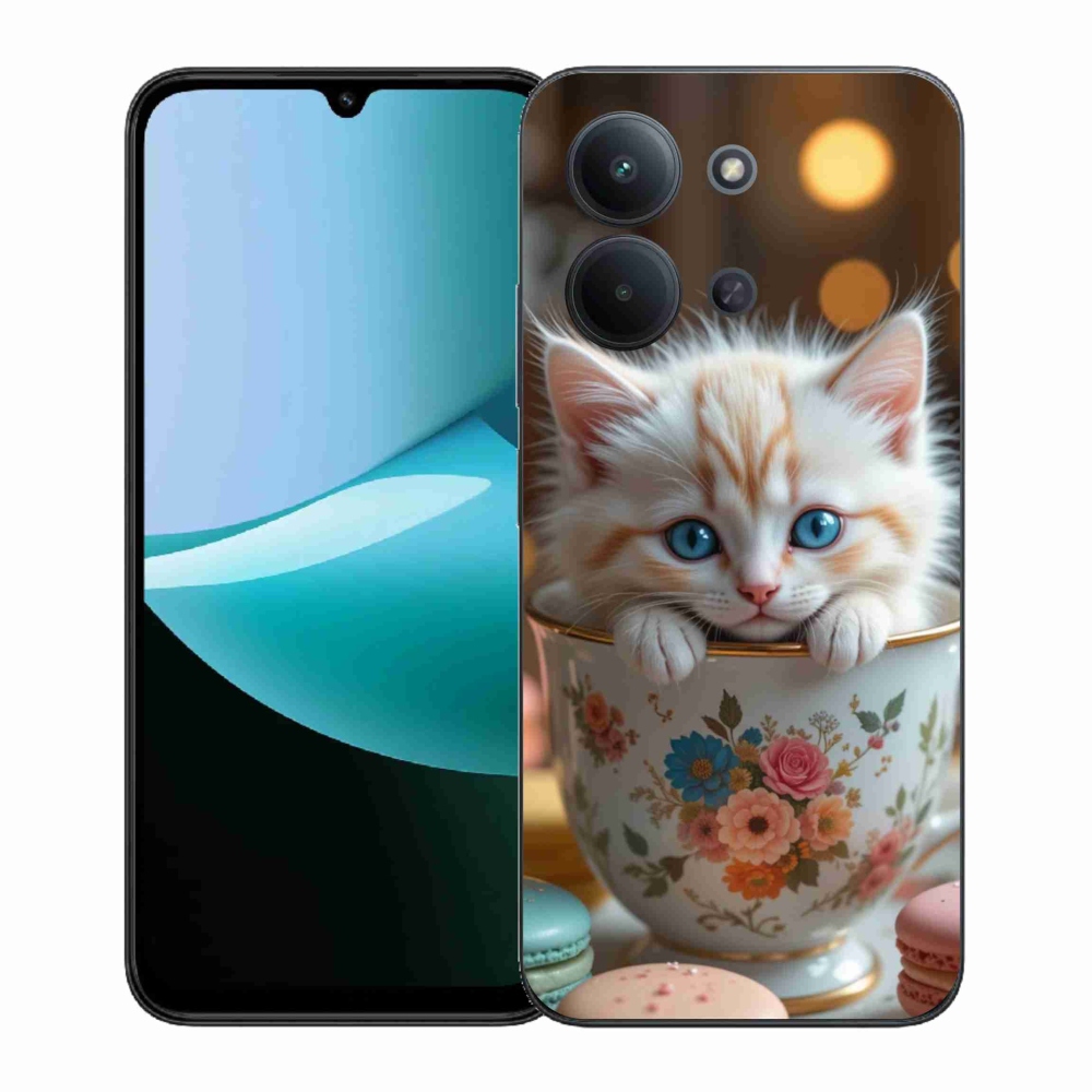 Gélový kryt mmCase na Xiaomi Redmi 15C (171mm) / Poco C85 4G (171mm) - roztomilé mačiatko 6