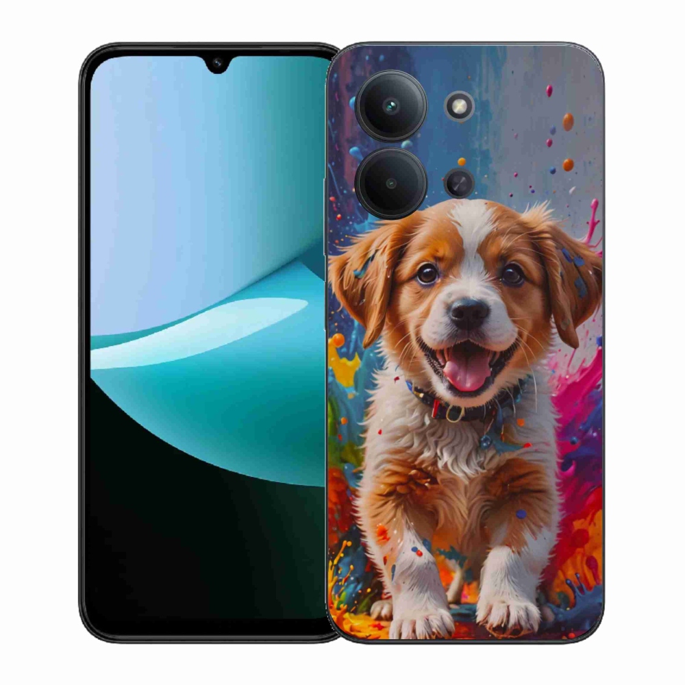 Gélový kryt mmCase na Xiaomi Redmi 15C (171mm) / Poco C85 4G (171mm) - roztomilé šteňa 3
