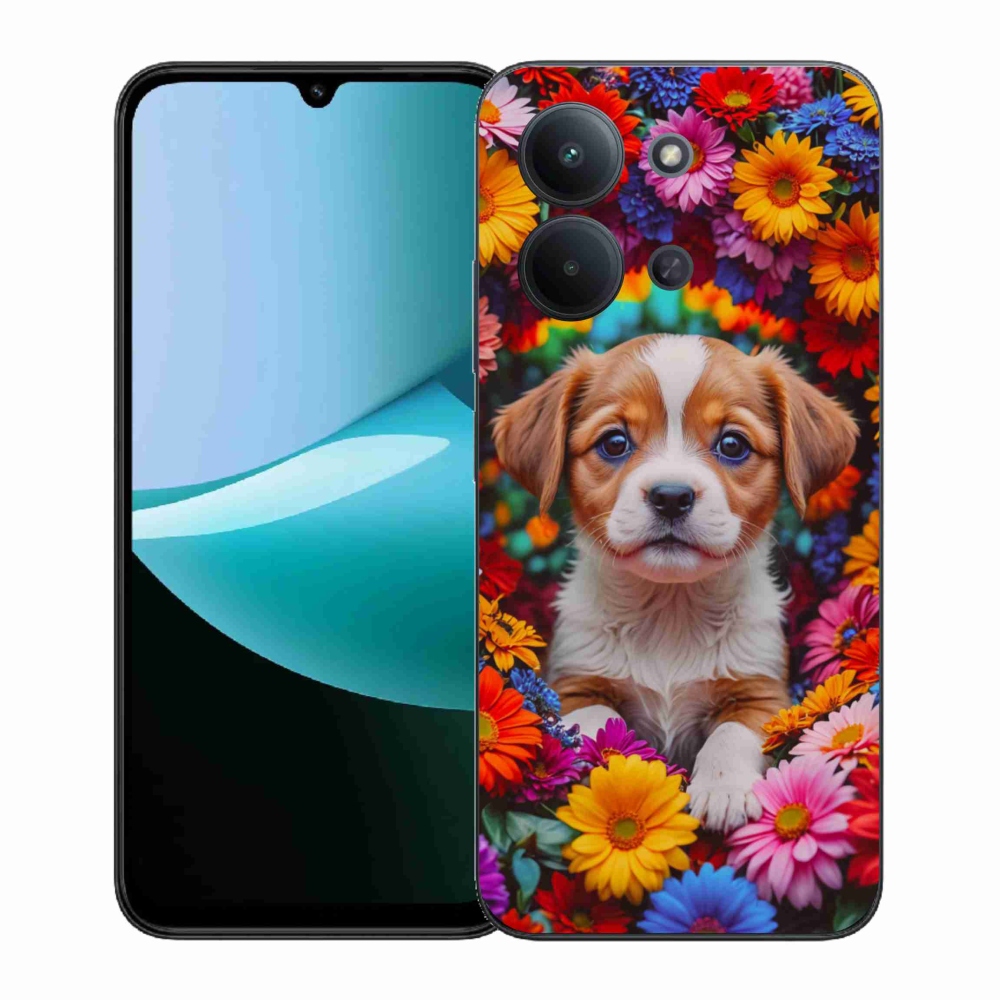 Gélový kryt mmCase na Xiaomi Redmi 15C (171mm) / Poco C85 4G (171mm) - roztomilé šteňa