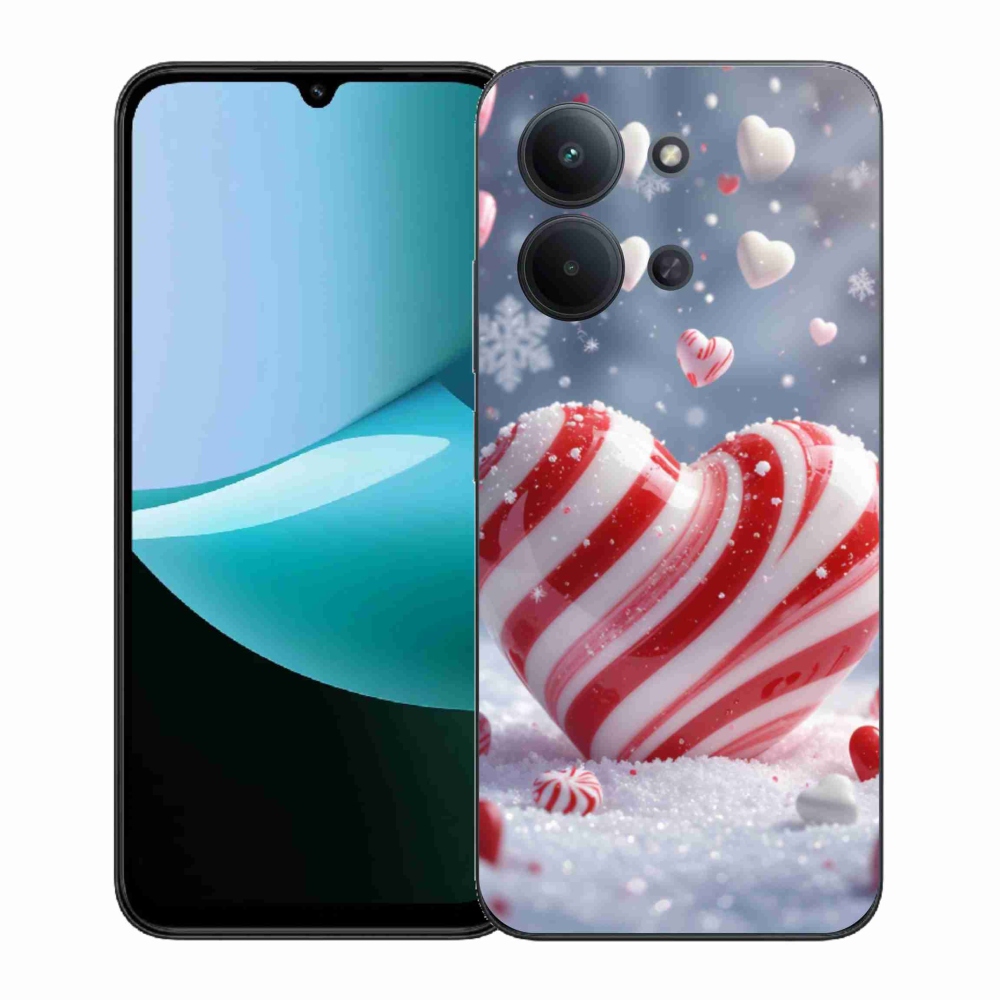 Gélový kryt mmCase na Xiaomi Redmi 15C (171mm) / Poco C85 4G (171mm) - sladké srdce