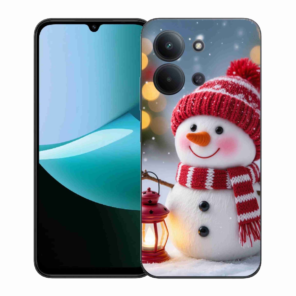 Gélový kryt mmCase na Xiaomi Redmi 15C (171mm) / Poco C85 4G (171mm) - snehuliak 2