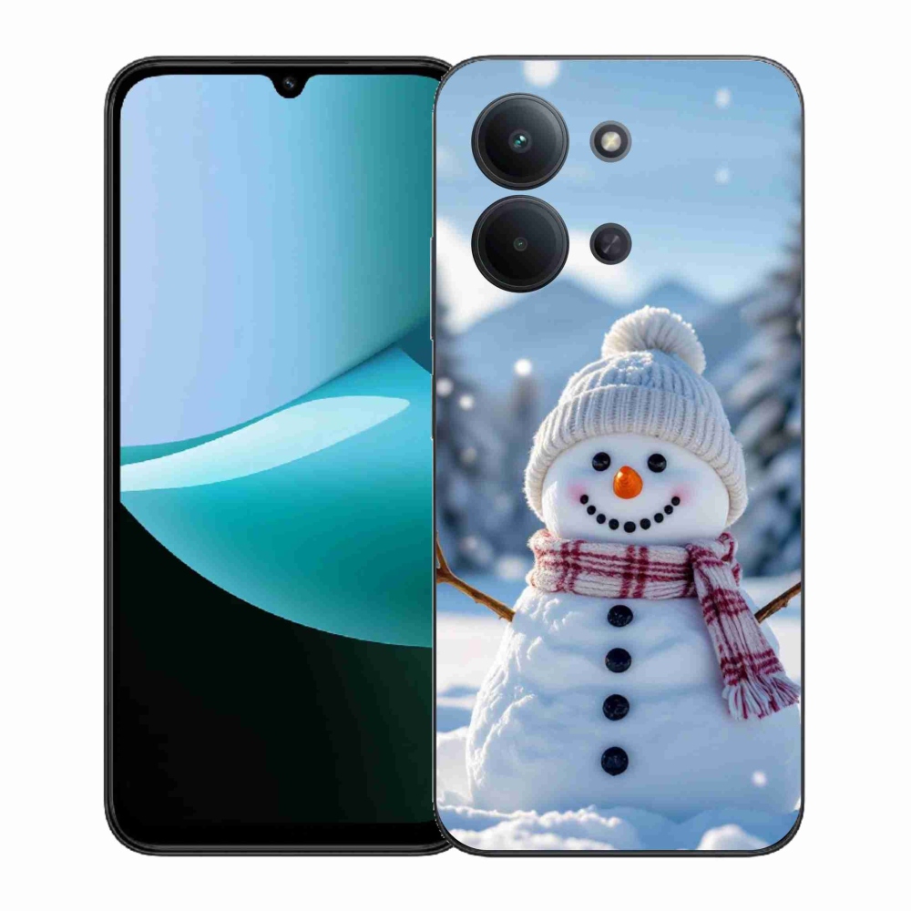 Gélový kryt mmCase na Xiaomi Redmi 15C (171mm) / Poco C85 4G (171mm) - snehuliak 3