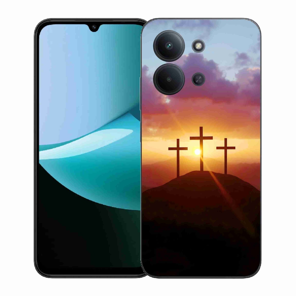 Gélový kryt mmCase na Xiaomi Redmi 15C (171mm) / Poco C85 4G (171mm) - tri kríža