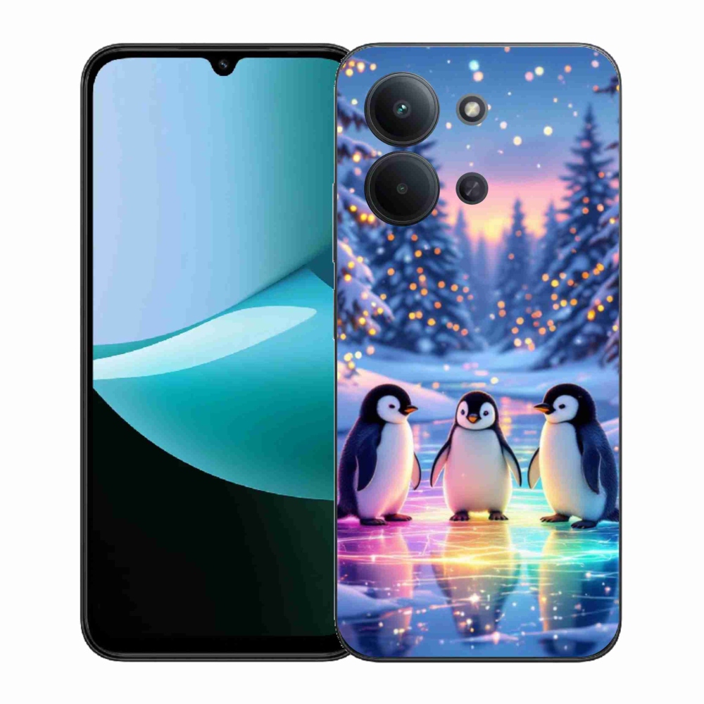 Gélový kryt mmCase na Xiaomi Redmi 15C (171mm) / Poco C85 4G (171mm) - tučniaky