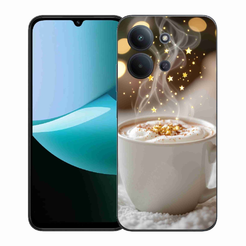 Gélový kryt mmCase na Xiaomi Redmi 15C (171mm) / Poco C85 4G (171mm) - vianočný horúci nápoj