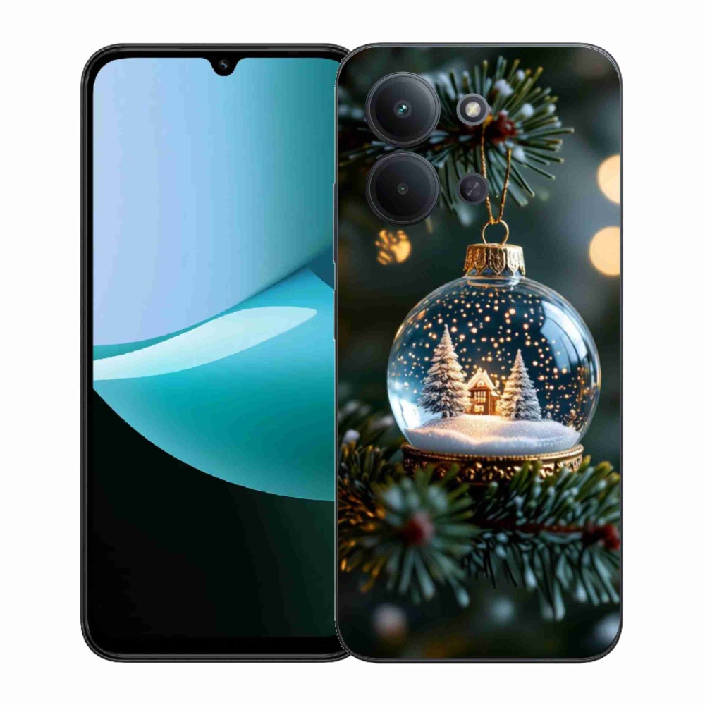 Gélový kryt mmCase na Xiaomi Redmi 15C (171mm) / Poco C85 4G (171mm) - vianočné gule 2