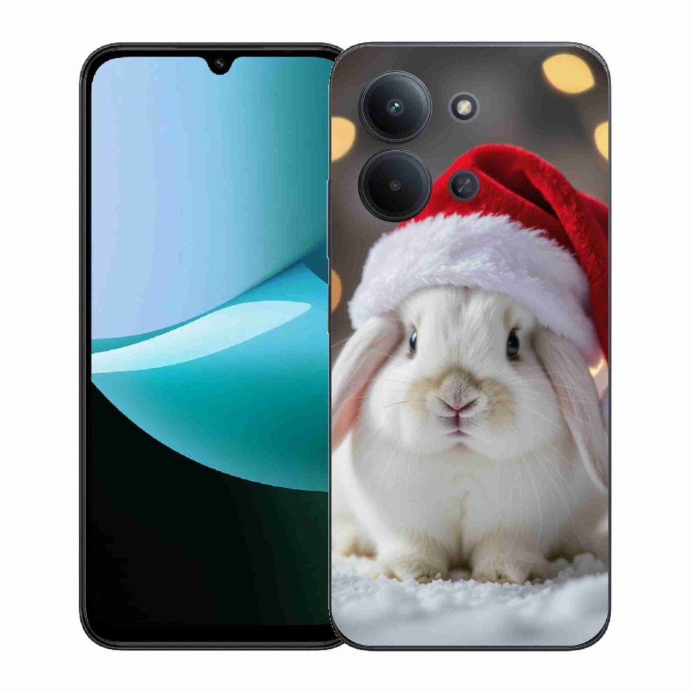 Gélový kryt mmCase na Xiaomi Redmi 15C (171mm) / Poco C85 4G (171mm) - vianočný králik