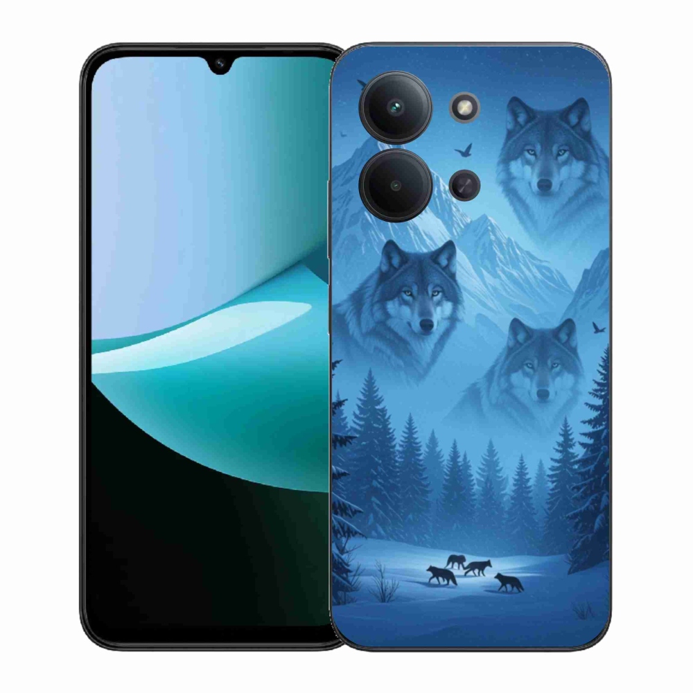 Gélový kryt mmCase na Xiaomi Redmi 15C (171mm) / Poco C85 4G (171mm) - vlčia svorka