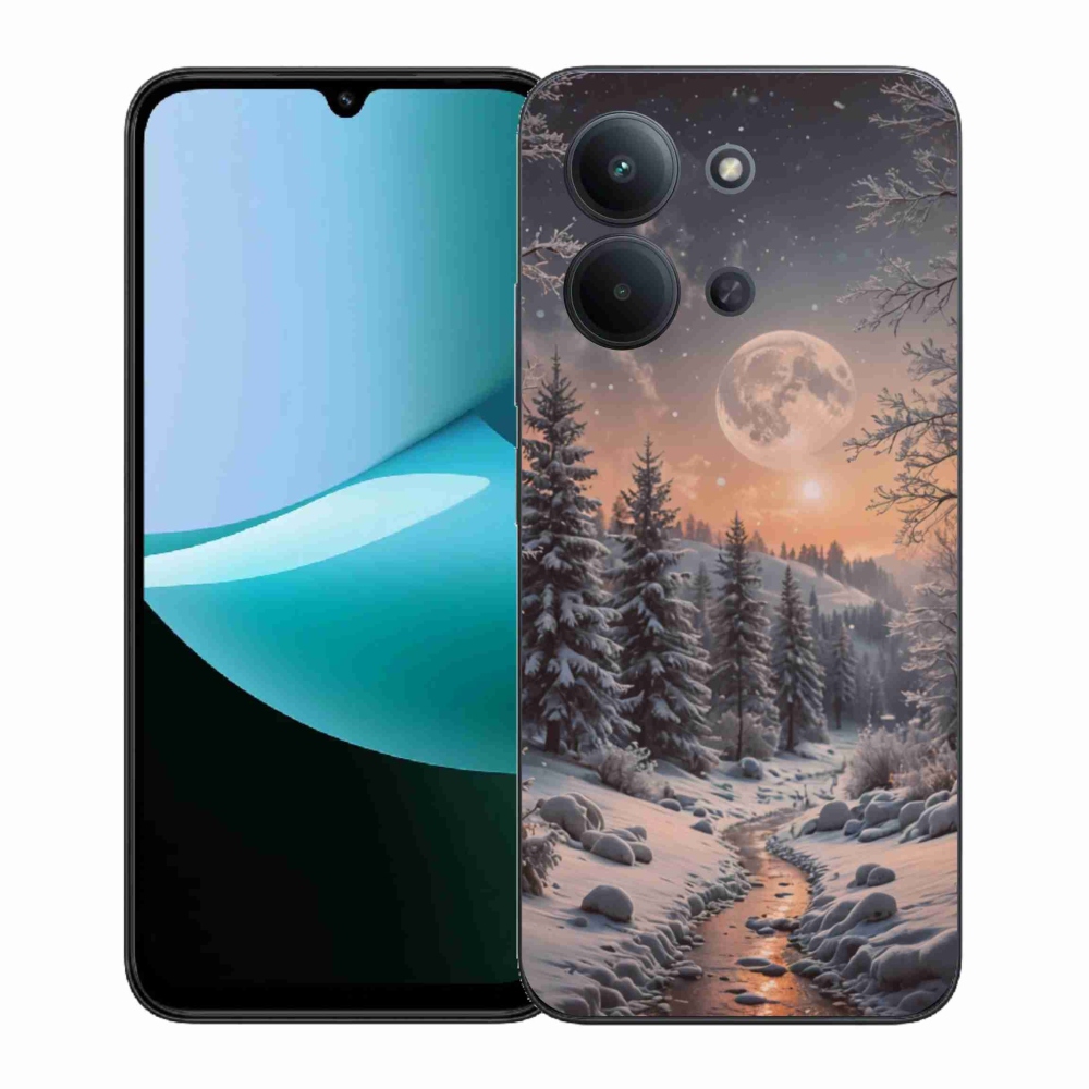 Gélový kryt mmCase na Xiaomi Redmi 15C (171mm) / Poco C85 4G (171mm) - zimná krajina 2