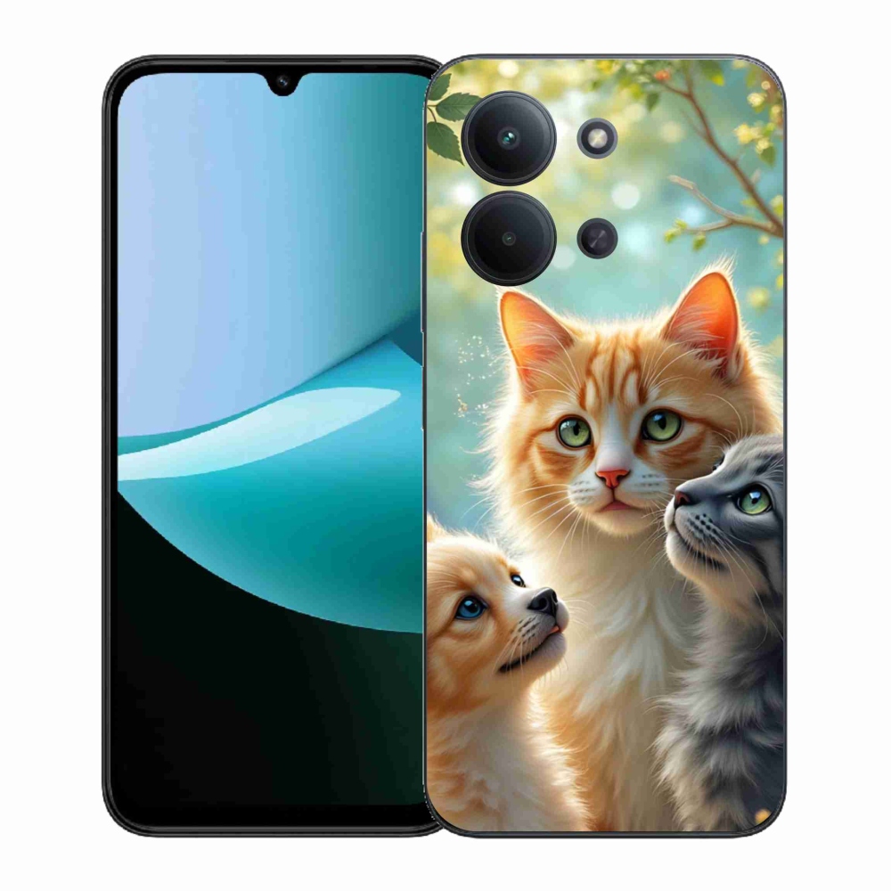 Gélový kryt mmCase na Xiaomi Redmi 15C (171mm) / Poco C85 4G (171mm) - zvieracie priateľstvo 2