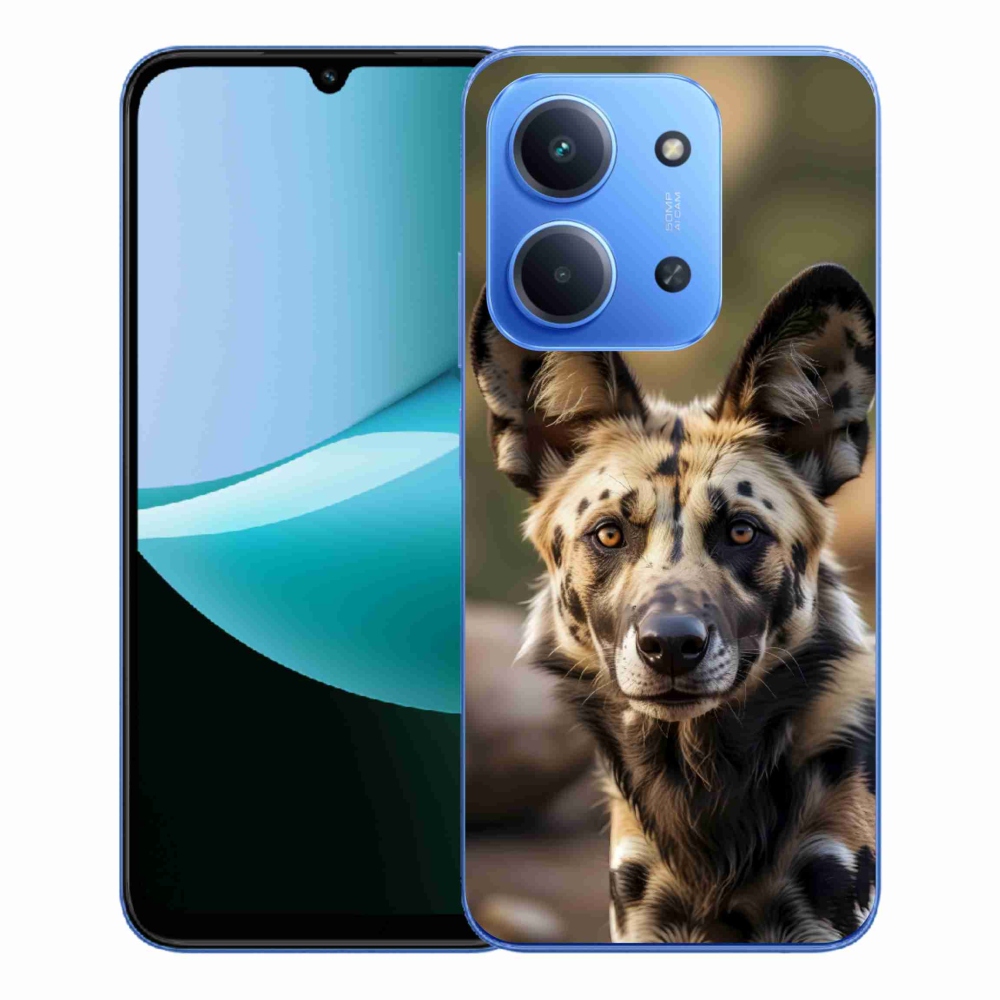 Gélový kryt mmCase na Xiaomi Redmi 15C 173mm - africký divoký pes