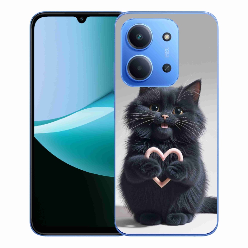 Gélový kryt mmCase na Xiaomi Redmi 15C 173mm - mačacia láska 3