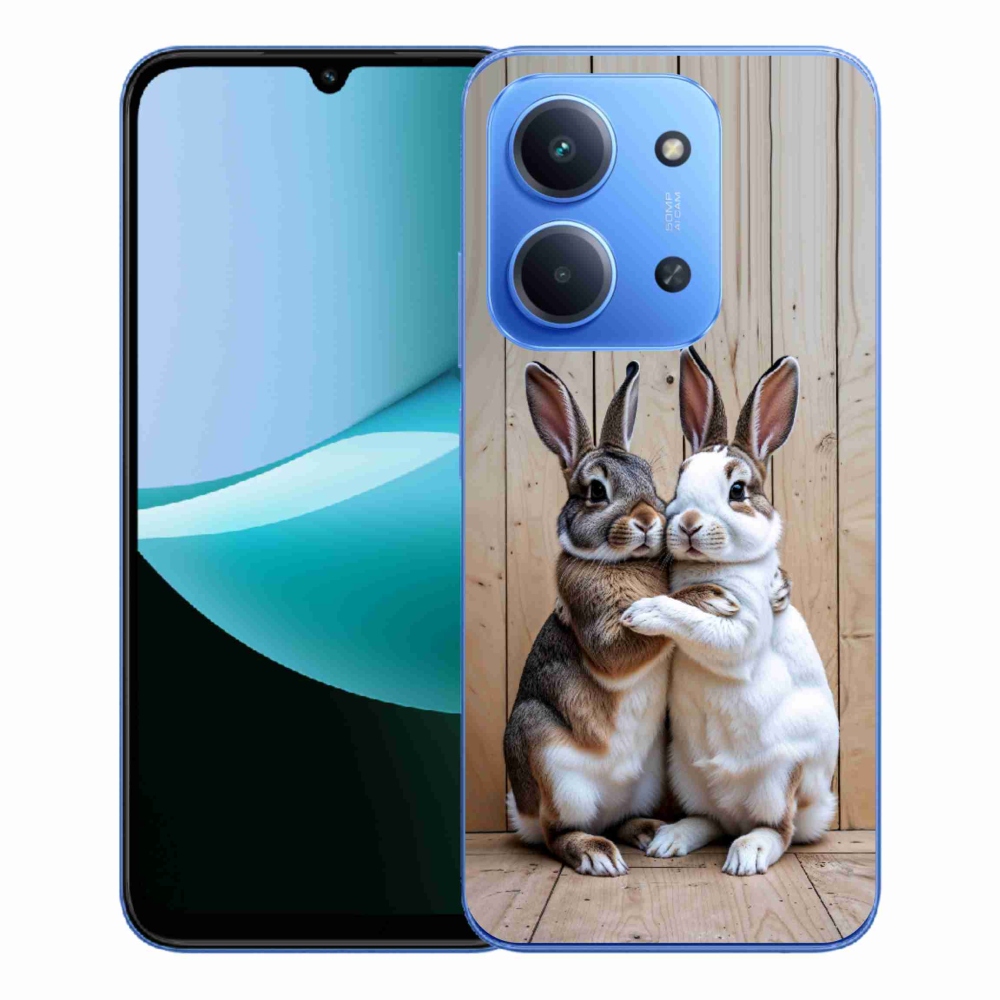 Gélový kryt mmCase na Xiaomi Redmi 15C 173mm - králičie pár