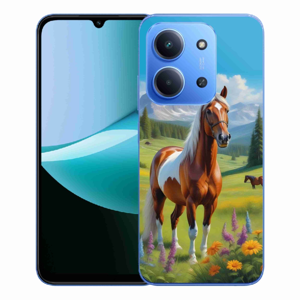 Gélový kryt mmCase na Xiaomi Redmi 15C 173mm - kôň na lúke