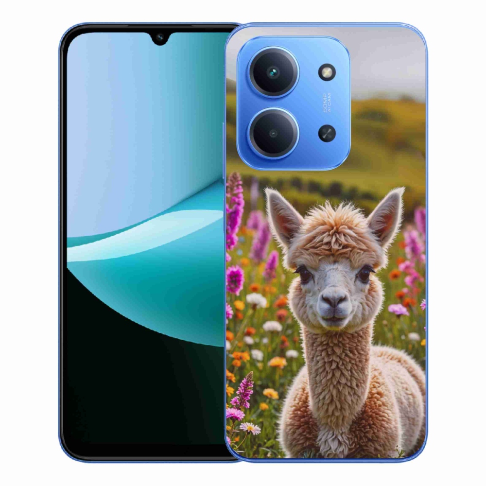 Gélový kryt mmCase na Xiaomi Redmi 15C 173mm - lama na lúke