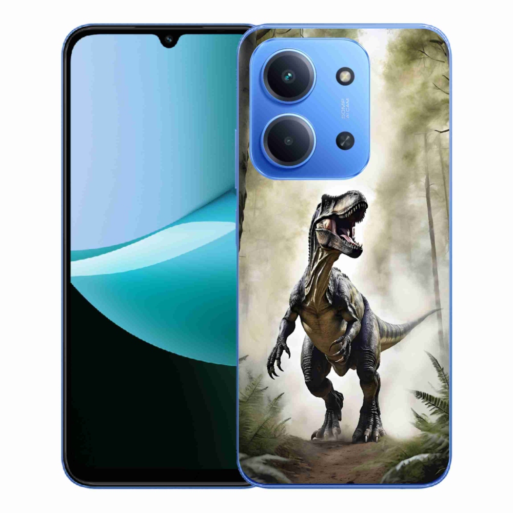 Gélový kryt mmCase na Xiaomi Redmi 15C 173mm - naštvaný T-Rex