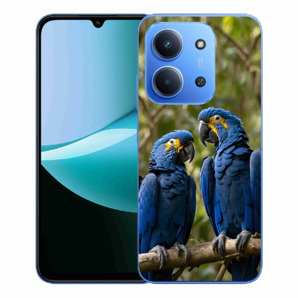 Gélový kryt mmCase na Xiaomi Redmi 15C 173mm - papagájové duo