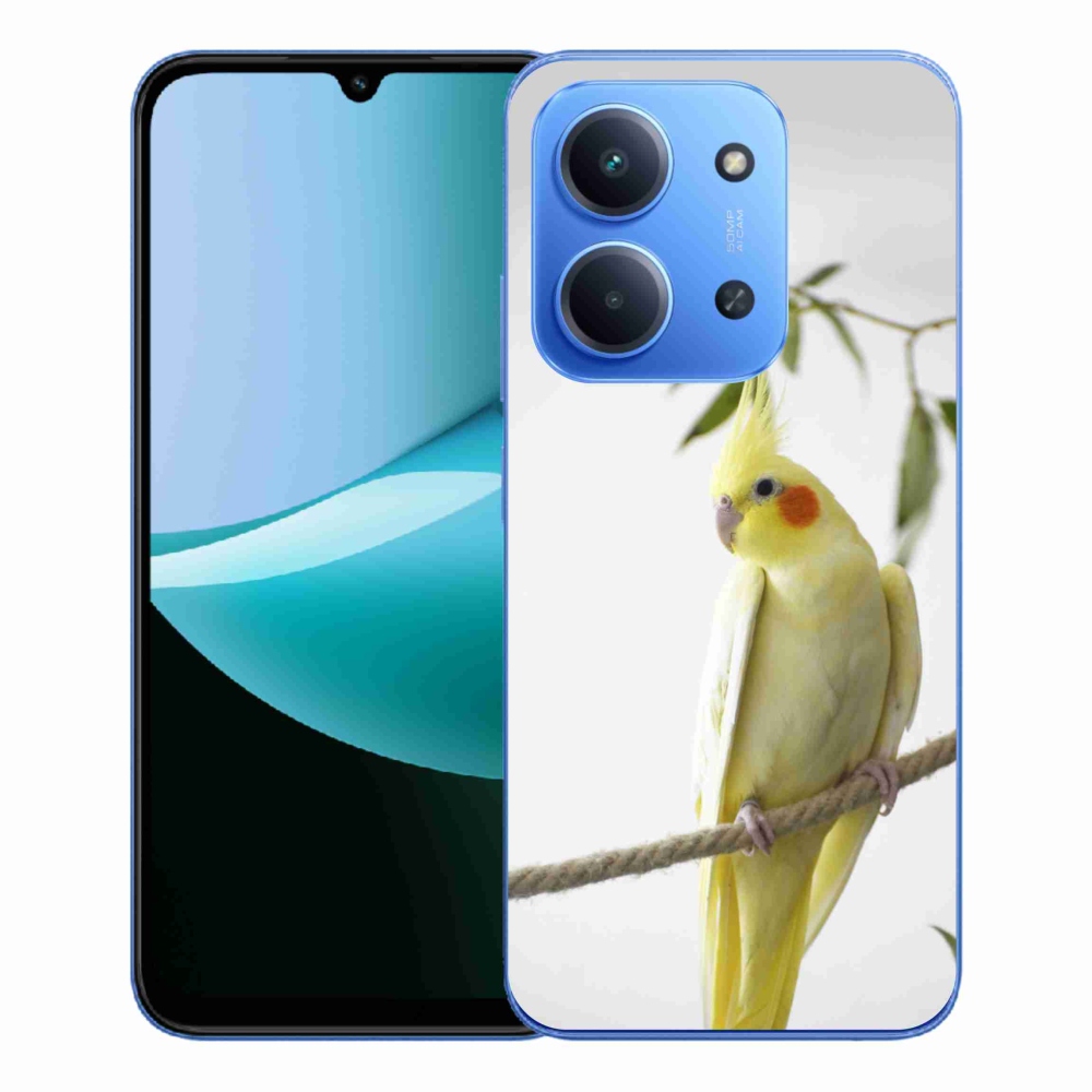 Gélový kryt mmCase na Xiaomi Redmi 15C 173mm - papagáj korela chocholatá