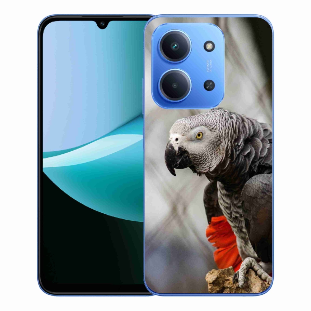 Gélový kryt mmCase na Xiaomi Redmi 15C 173mm - papagáj žako 3