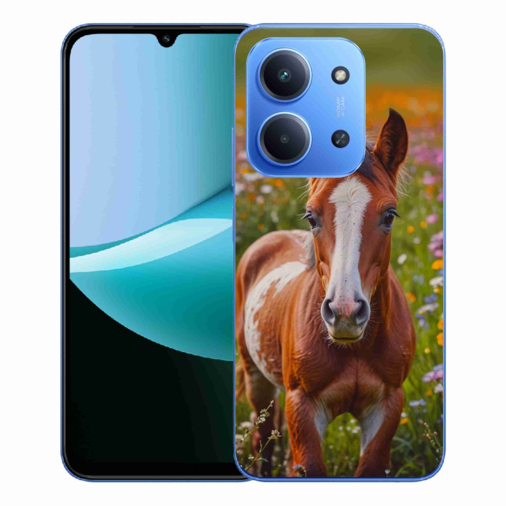 Gélový kryt mmCase na Xiaomi Redmi 15C 173mm - roztomilé žriebä