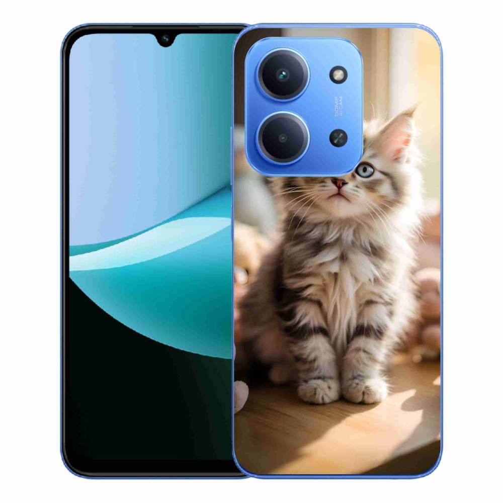 Gélový kryt mmCase na Xiaomi Redmi 15C 173mm - roztomilé mačiatko 10