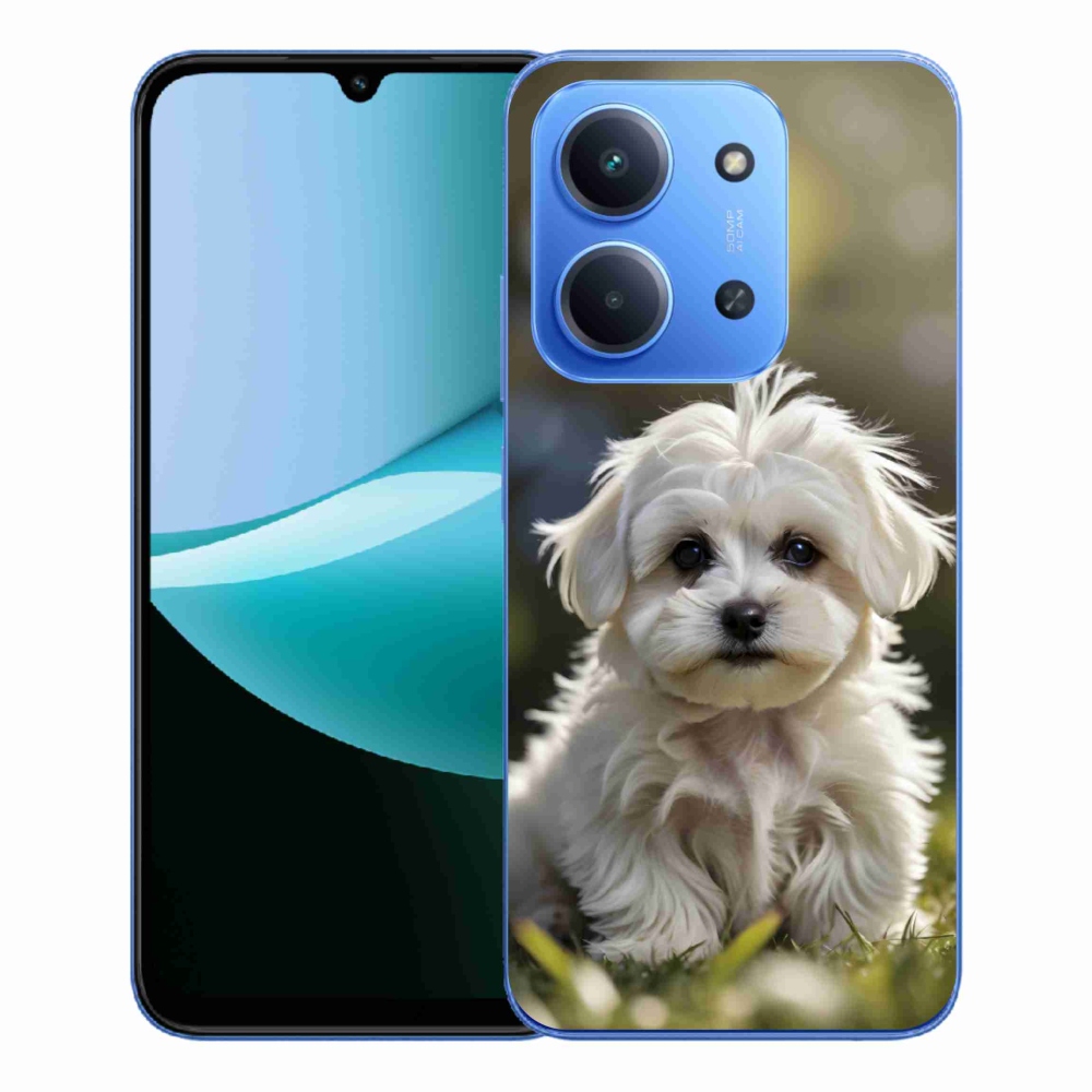 Gélový kryt mmCase na Xiaomi Redmi 15C 173mm - roztomilý maltézsky psík