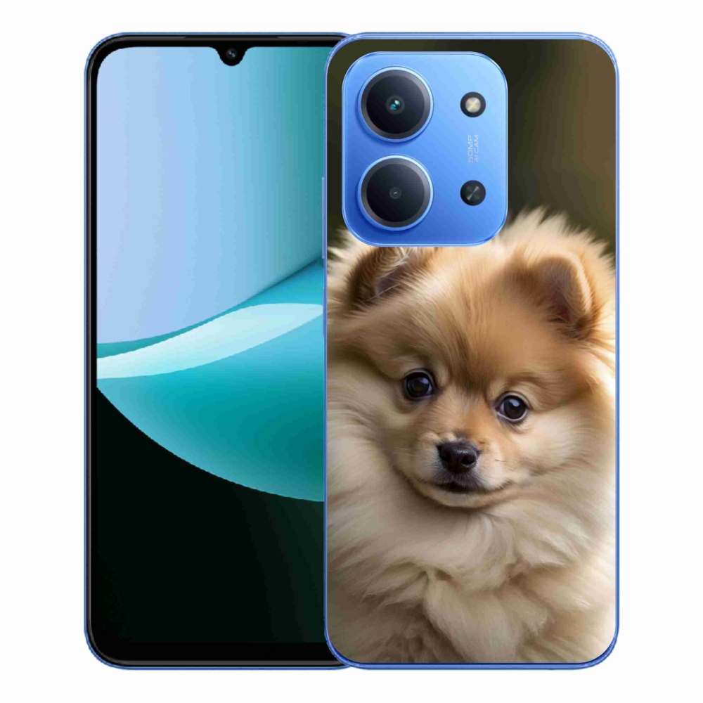 Gélový kryt mmCase na Xiaomi Redmi 15C 173mm - roztomilý pomeranian 2